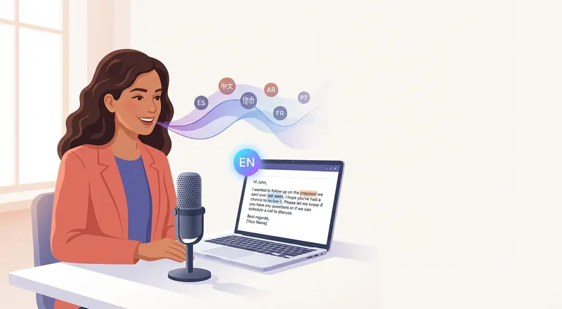 From Voice to Perfect English: How Non-Native Speakers Use AI Voice Typing to Write Like a Pro